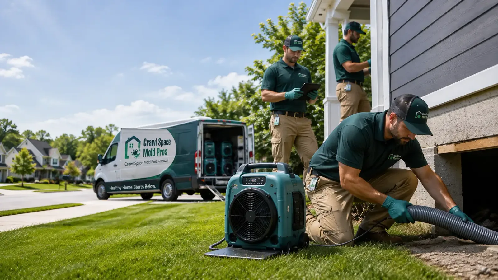 Crawl Space Mold Removal in Bluffton, MN